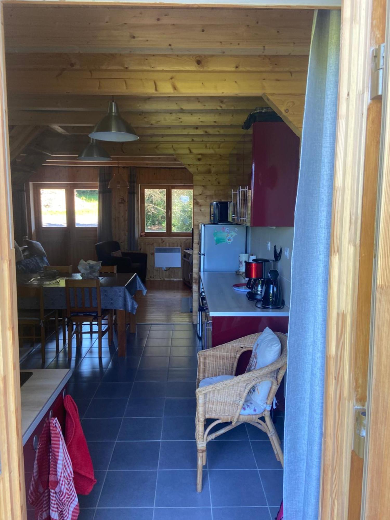 Chalet Chaleureux Avec Cheminee Et Vue Montagne Proche Gerardmer "Mon Beau Sapin" Villa Anould Dış mekan fotoğraf