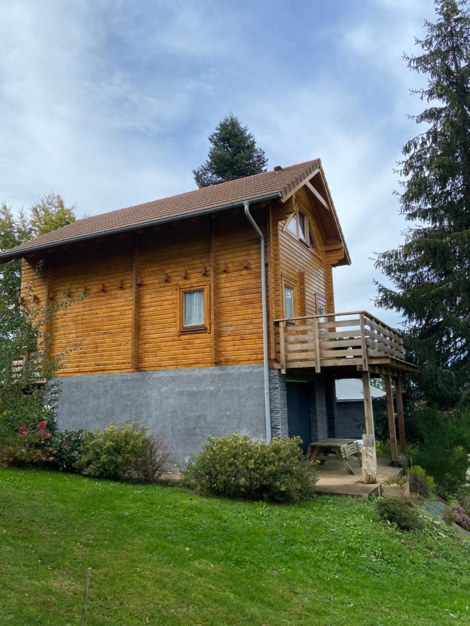 Chalet Chaleureux Avec Cheminee Et Vue Montagne Proche Gerardmer "Mon Beau Sapin" Villa Anould Dış mekan fotoğraf